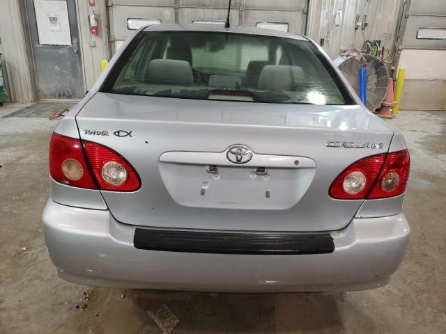 1NXBR32E75Z550574 - 2005 TOYOTA COROLLA CE SILVER photo 6