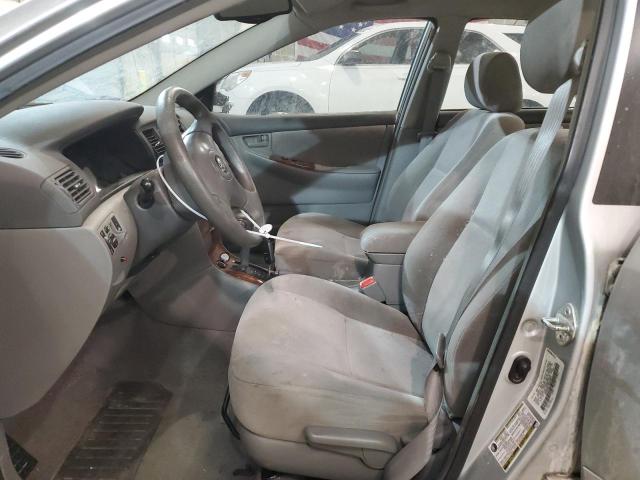 1NXBR32E75Z550574 - 2005 TOYOTA COROLLA CE SILVER photo 7