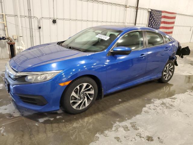 19XFC2F73HE002782 - 2017 HONDA CIVIC EX BLUE photo 1