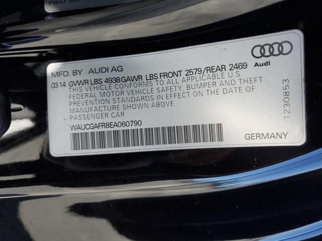 WAUCGAFR8EA060790 - 2014 AUDI S5 PREMIUM PLUS 黑色 照片 12