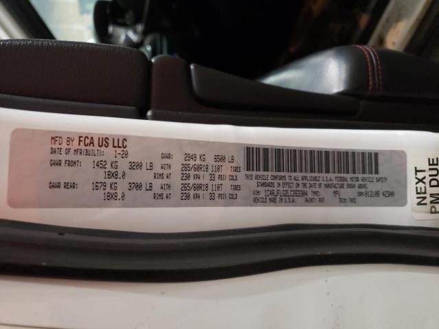 1C4RJFLG2LC263304 - 2020 JEEP GRAND CHER TRAILHAWK 银色 照片 12