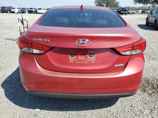 KMHDH4AE8FU415754 - 2015 HYUNDAI ELANTRA SE BURGUNDY photo 6