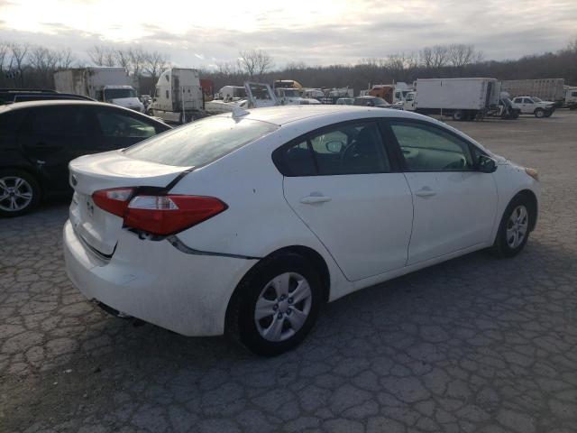 KNAFK4A69G5455888 - 2016 KIA FORTE LX WHITE photo 3