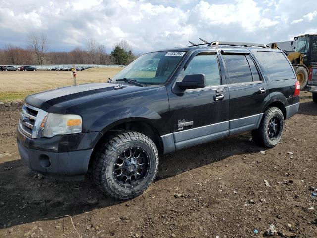 1FMFU16537LA01140 - 2007 FORD EXPEDITION XLT BLACK photo 1