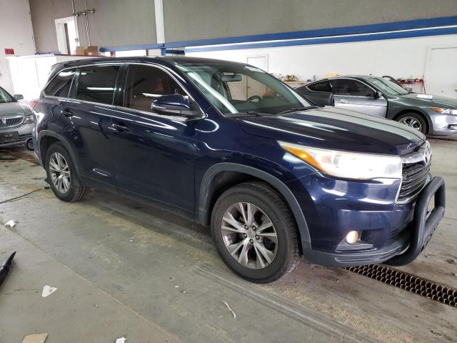 5TDZKRFH8FS062321 - 2015 TOYOTA HIGHLANDER LE BLUE photo 4