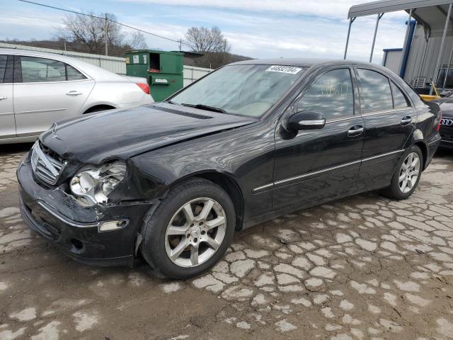 WDBRF54H77A933755 - 2007 MERCEDES-BENZ C 280 BLACK photo 1