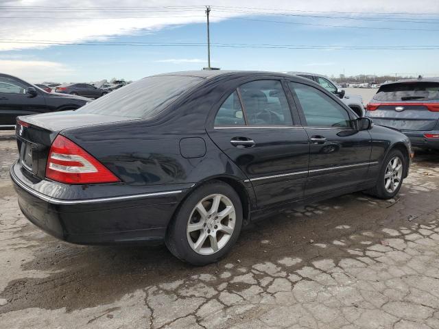 WDBRF54H77A933755 - 2007 MERCEDES-BENZ C 280 BLACK photo 3