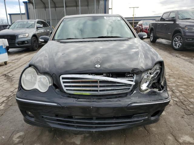 WDBRF54H77A933755 - 2007 MERCEDES-BENZ C 280 BLACK photo 5