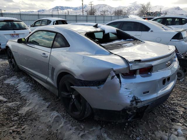 2G1FC1EV5A9105709 - 2010 CHEVROLET CAMARO LT SILVER photo 2