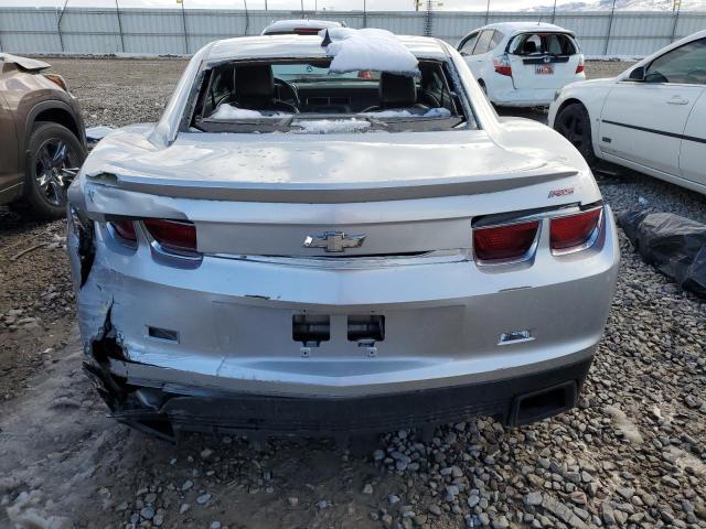 2G1FC1EV5A9105709 - 2010 CHEVROLET CAMARO LT SILVER photo 6