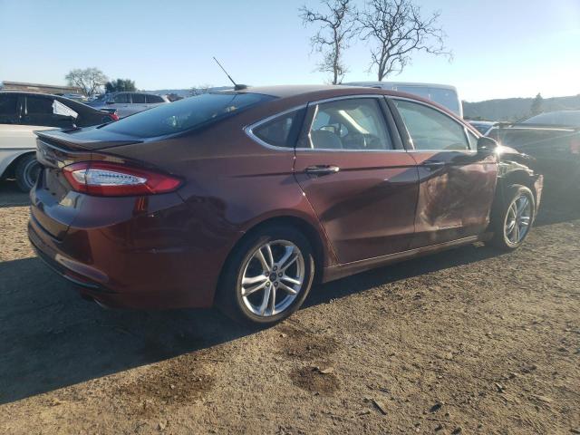 3FA6P0SU9GR357411 - 2016 FORD FUSION TITANIUM PHEV MAROON photo 3