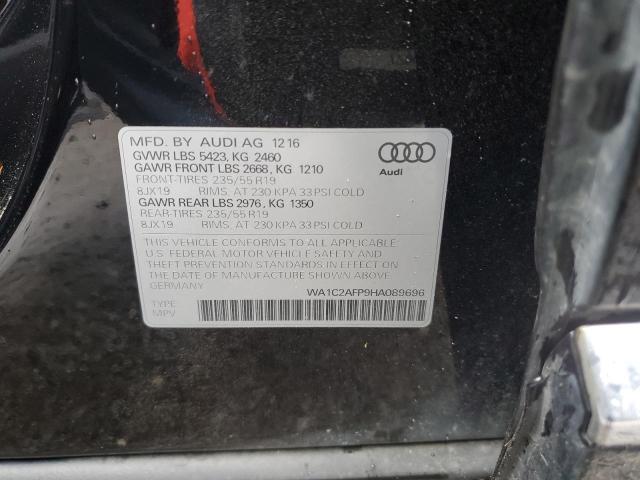 WA1C2AFP9HA089696 - 2017 AUDI Q5 PREMIUM BLACK photo 12