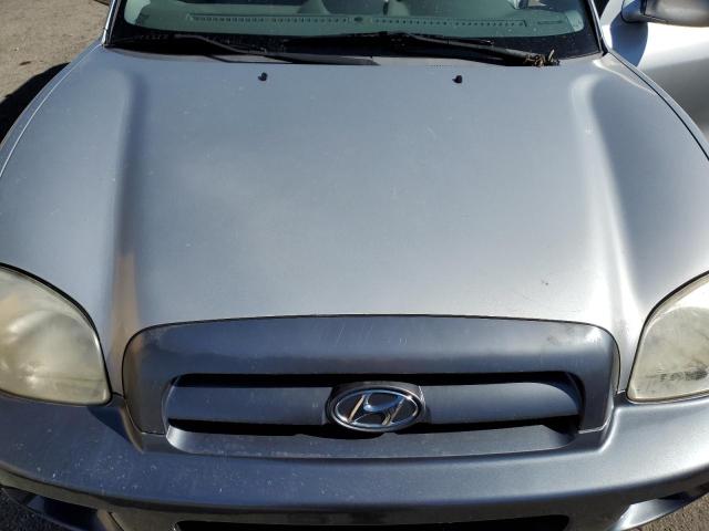 KM8SC13E06U064663 - 2006 HYUNDAI SANTA FE GLS SILVER photo 11