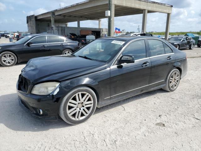 WDDGF54X28F192585 - 2008 MERCEDES-BENZ C 300 BLACK photo 1