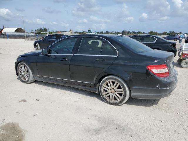 WDDGF54X28F192585 - 2008 MERCEDES-BENZ C 300 BLACK photo 2