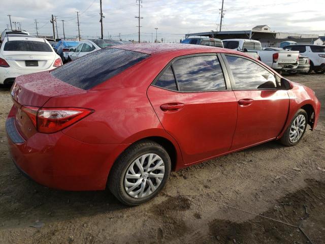 5YFBURHE2HP648409 - 2017 TOYOTA COROLLA L RED photo 3