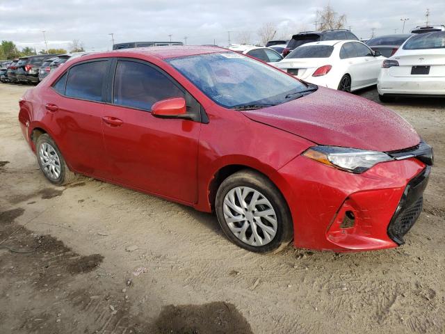 5YFBURHE2HP648409 - 2017 TOYOTA COROLLA L RED photo 4