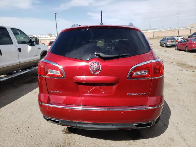 5GAKRDKDXDJ174892 - 2013 BUICK ENCLAVE RED photo 6