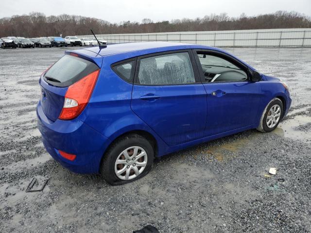 KMHCT5AE7EU153904 - 2014 HYUNDAI ACCENT GLS BLUE photo 3