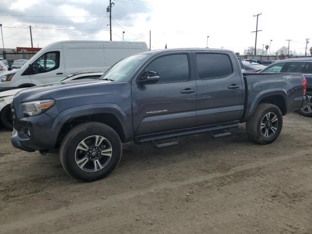 3TMAZ5CN4HM036393 - 2017 TOYOTA TACOMA DOUBLE CAB GRAY photo 1