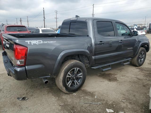 3TMAZ5CN4HM036393 - 2017 TOYOTA TACOMA DOUBLE CAB GRAY photo 3