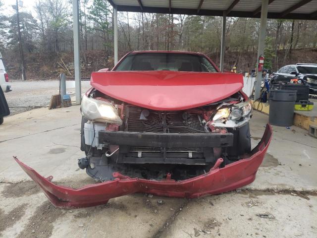 4T1BF1FK6CU555999 - 2012 TOYOTA CAMRY BASE RED photo 5