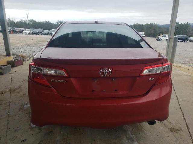 4T1BF1FK6CU555999 - 2012 TOYOTA CAMRY BASE RED photo 6