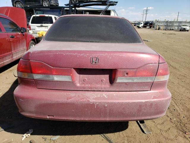 1HGCG56782A098574 - 2002 HONDA ACCORD SE MAROON photo 6