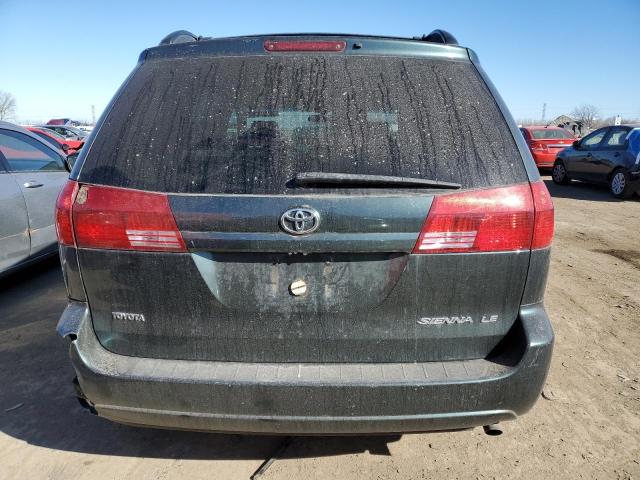 5TDZA23C74S108088 - 2004 TOYOTA SIENNA CE GREEN photo 6