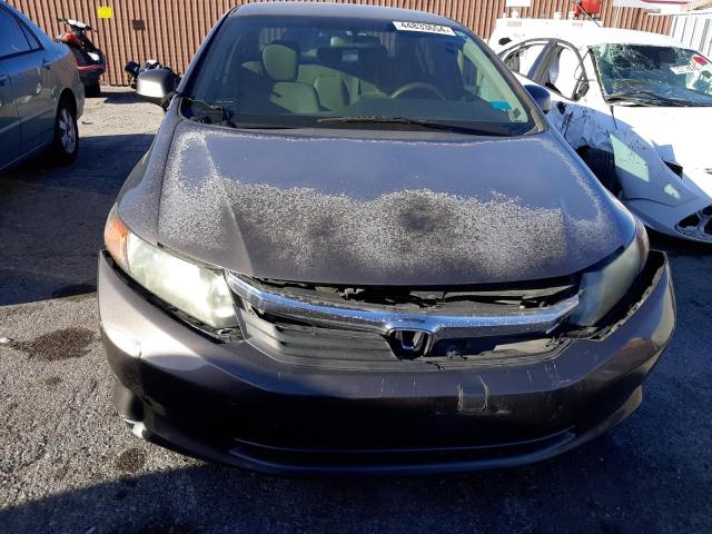 2HGFB2F58CH609597 - 2012 HONDA CIVIC LX GRAY photo 5