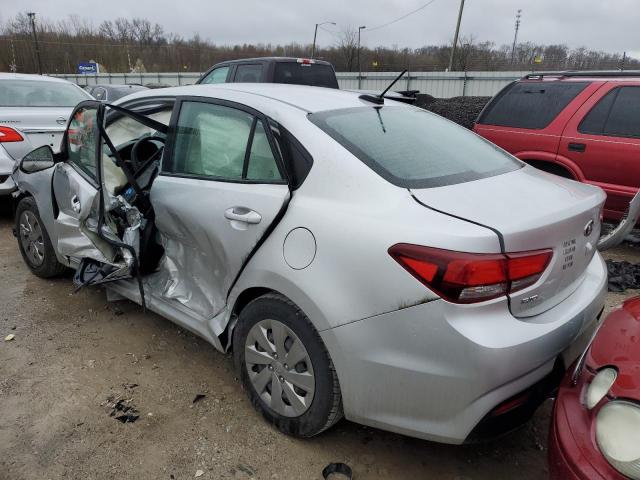 3KPA24AB1KE158315 - 2019 KIA RIO S SILVER photo 2