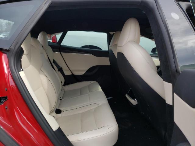 5YJSA1E62NF486280 - 2022 TESLA MODEL S წითელი ფოტო 10