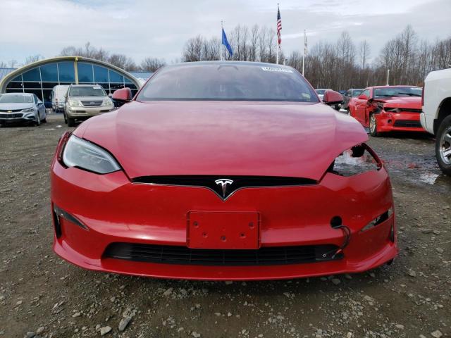 5YJSA1E62NF486280 - 2022 TESLA MODEL S წითელი ფოტო 5