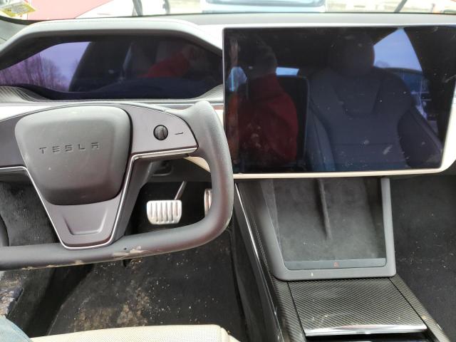 5YJSA1E62NF486280 - 2022 TESLA MODEL S წითელი ფოტო 9