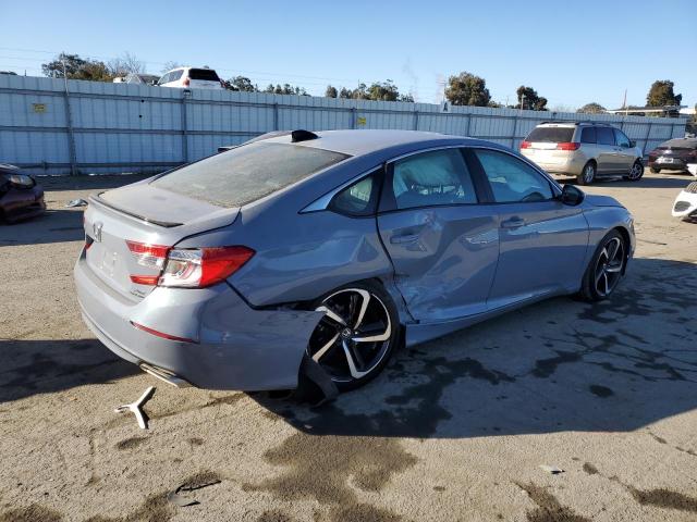 1HGCV2F3XNA013790 - 2022 HONDA ACCORD SPORT GRAY photo 3