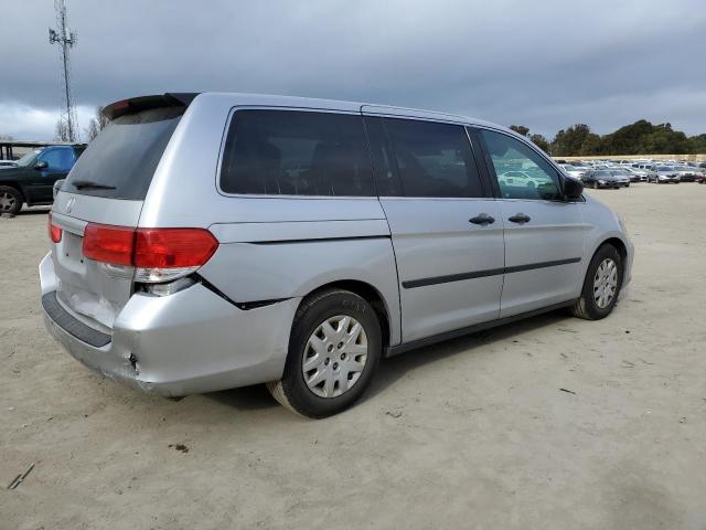 5FNRL3H21AB073712 - 2010 HONDA ODYSSEY LX SILVER photo 3