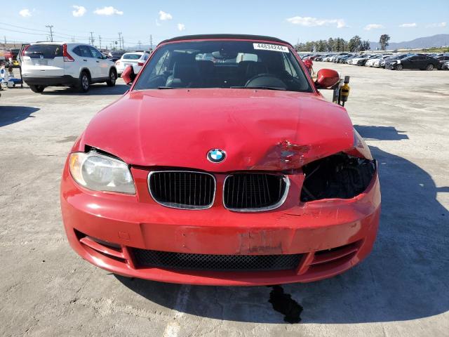 WBAUN1C5XBVH83771 - 2011 BMW 128 I RED photo 5