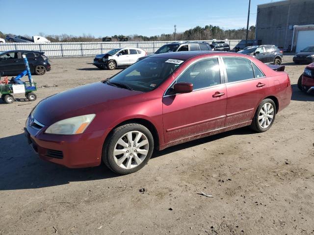 1HGCM665X6A010630 - 2006 HONDA ACCORD EX BURGUNDY photo 1