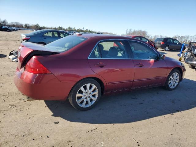 1HGCM665X6A010630 - 2006 HONDA ACCORD EX BURGUNDY photo 3