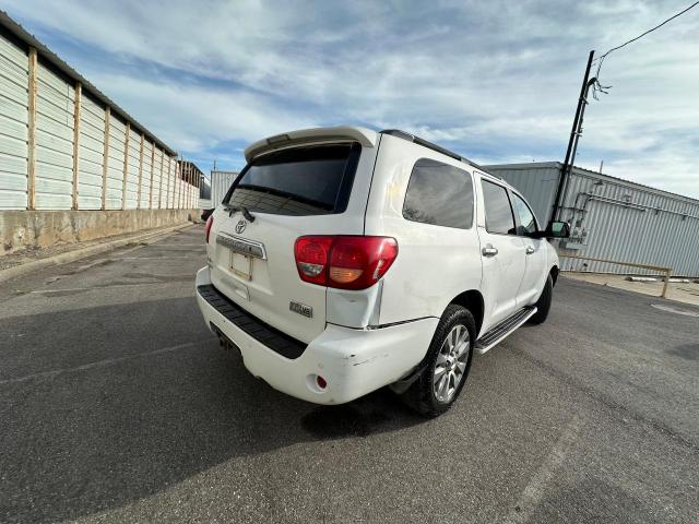 5TDKY5G15AS027349 - 2010 TOYOTA SEQUOIA LIMITED WHITE photo 4