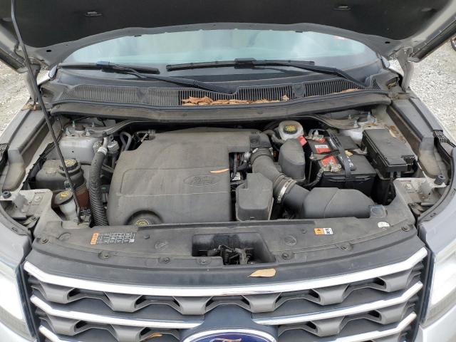 1FM5K7B85HGD34423 - 2017 FORD EXPLORER SILVER photo 12