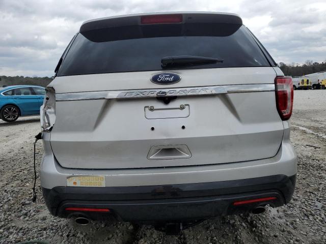 1FM5K7B85HGD34423 - 2017 FORD EXPLORER SILVER photo 6