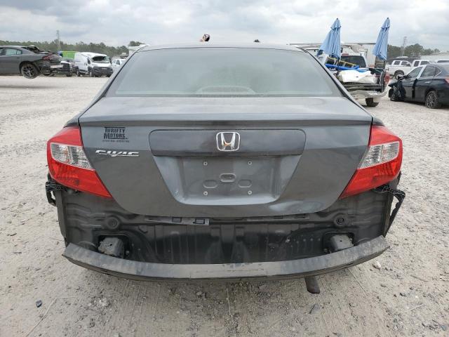 19XFB2F8XCE045911 - 2012 HONDA CIVIC EX GRAY photo 6