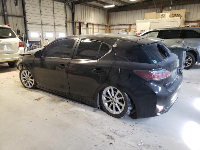 JTHKD5BH8B2028213 - 2011 LEXUS CT 200 BLACK photo 2