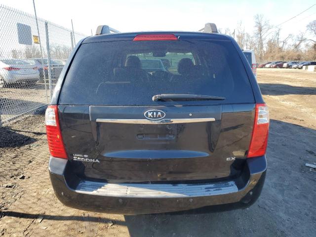 KNDMB233366070613 - 2006 KIA SEDONA EX BLACK photo 6