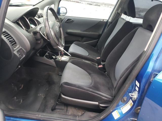 JHMGD38637S064110 - 2007 HONDA FIT S BLUE photo 7