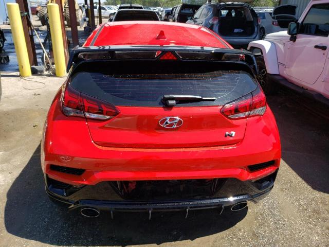 KMHT36AH4NU015205 - 2022 HYUNDAI VELOSTER N RED photo 6