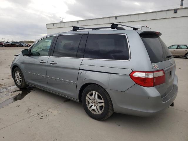 5FNRL38437B078548 - 2007 HONDA ODYSSEY EX SILVER photo 2