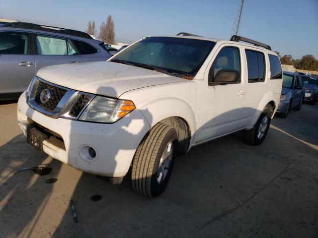 5N1AR18U58C635101 - 2008 NISSAN PATHFINDER S WHITE photo 1