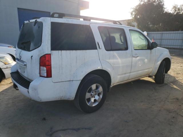 5N1AR18U58C635101 - 2008 NISSAN PATHFINDER S WHITE photo 3